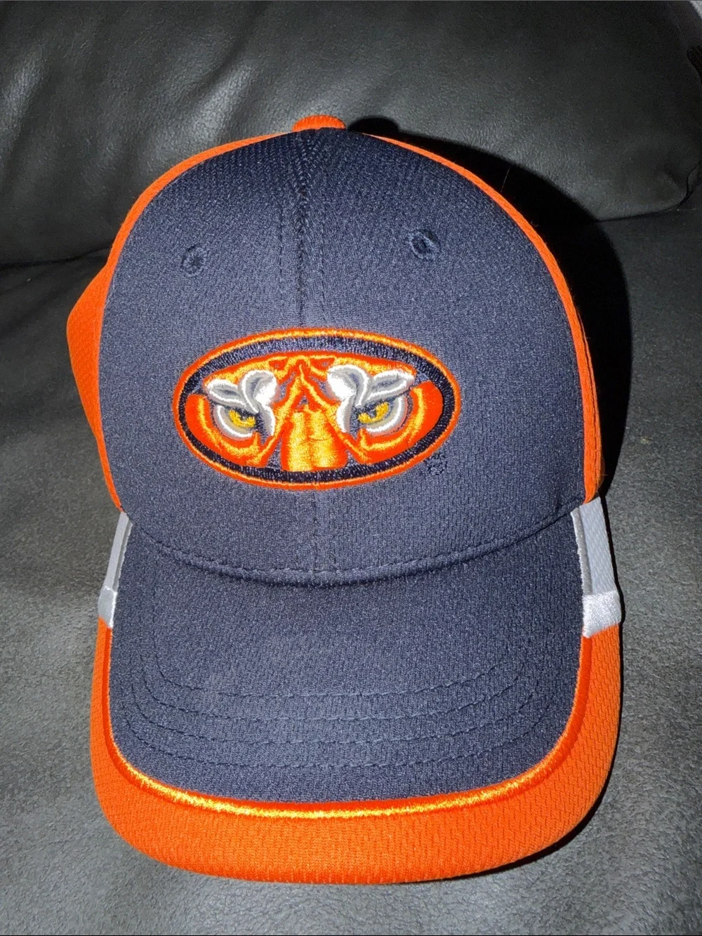 Youth Clemson tigers Kids Navy and Orange Baseball Cap with Tiger Logo